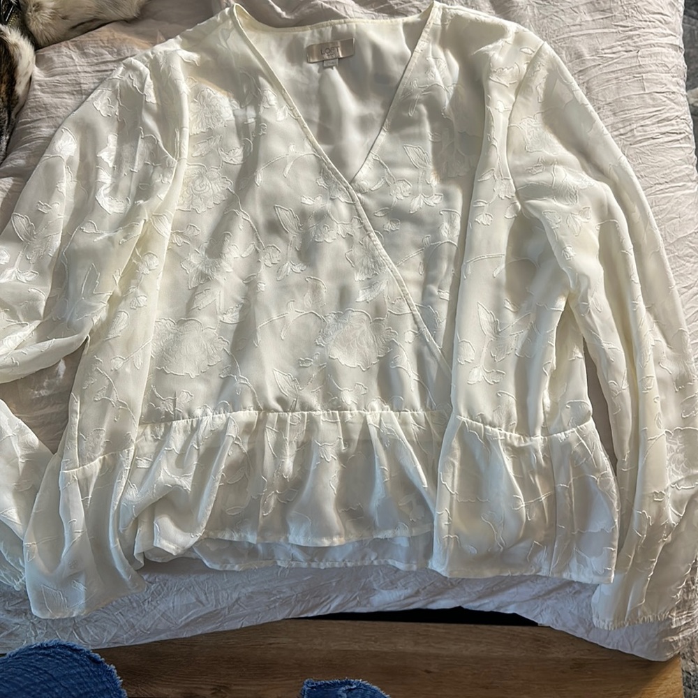 Loft Floral Blouse